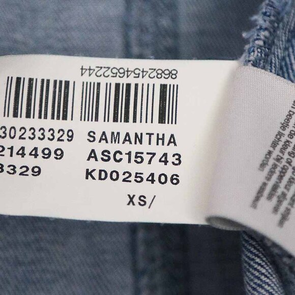 Mavi Women's XS Samantha Denim Jacket Stretchy Slim Fit Crop Organic Cotton $118 - Picture 6 of 15